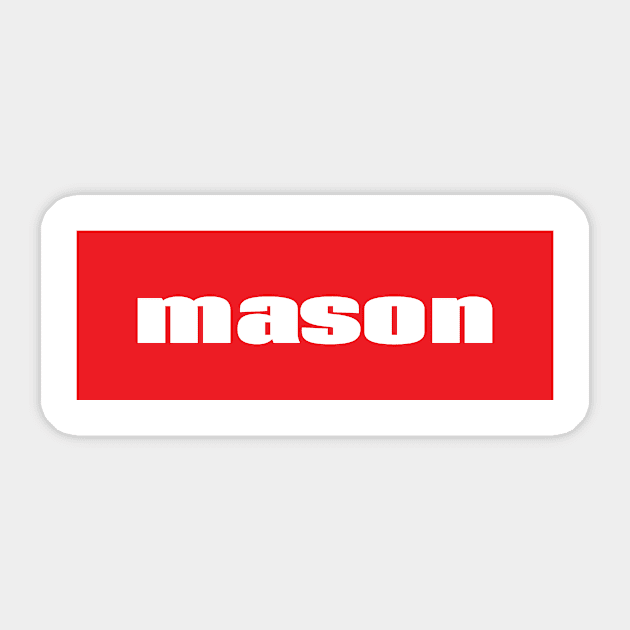 Mason Sticker by ProjectX23